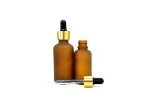 Quality Chemical Glass Dropper Bottles 30ml / 50ml Customized Color With Childproof Cap wholesale
