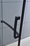 Tempered Glass Corner Quadrant Shower Enclosure Black ISO9001