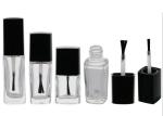 5ml / 8ml / 10ml Square Nail Polish Containers , Empty Polish Bottles Matte