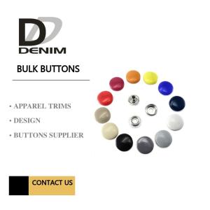 Quality Metal Shiny Lacquer Buttons And Snaps 4 Parts Painted Color DTM Fabric wholesale