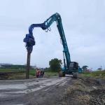 Customized Excavator Vibro Hammer For Pile Driving Construction Excavator boom