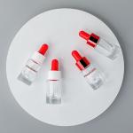 Wholesale 5ml round essential oil bottle dropper cosmetic glass bottle skin care