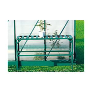 Quality 1.0mm Aluminum 2 Tier Hanging Shelf For Flowers Staging wholesale
