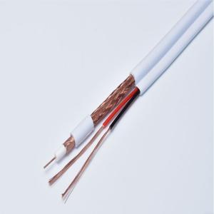 Quality CPR RG59 2DC Coaxial Communication Cable With PE PVC Jacket wholesale