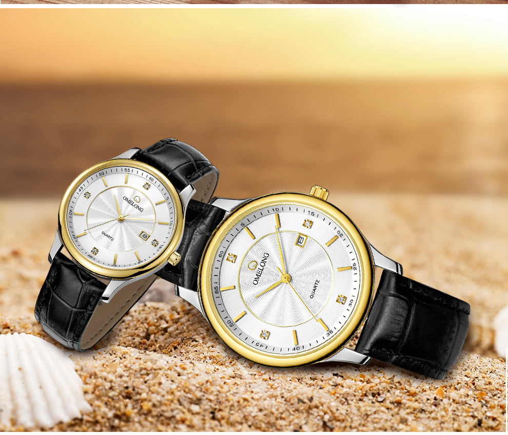 Calendar Function Quartz Stainless Steel Watch Water Resistant , 2 Year Battery Life