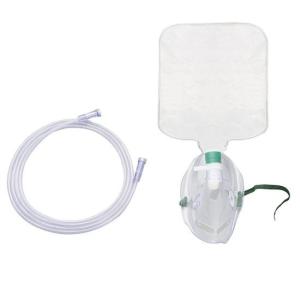 Quality PVC Non Rebreather Oxygen Mask Paediatric Non Rebreathing Mask With Safety Vent wholesale