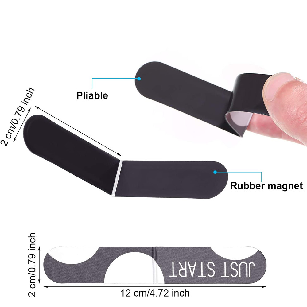 Custom Mini Magnetic Page Marker Bookmarks With Magnets For Reading