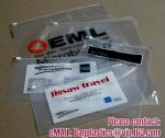 Quad Seal Flat Poly Metallized Film Slider Zipper, Metal slider BAGS, metal zip