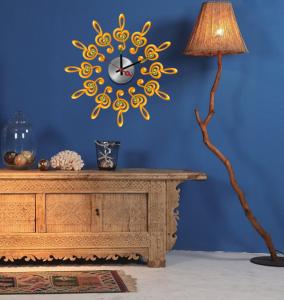 Quality 3M Vinyl Flower Design Wall Sticker Clock, Home Art Decoration 10A134 wholesale