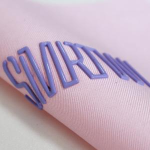 Quality Custom Design Letters High Frequency Embossed Brand Label 3D TPU Logo Heat Transfer Iron on Labels for Clothing wholesale