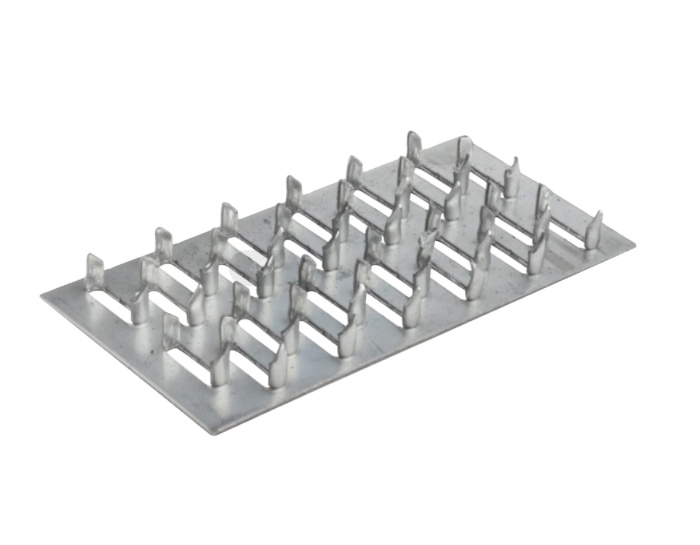 4" x 2" Flat Mending Plates Pronged Truss Plate Repair Tie for Roofing Trusses