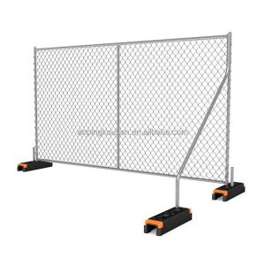 Quality 8 feet x 10feet Heat Treated Eco Friendly PVC Coated Galvanized Temporary Fence Panels wholesale
