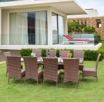 PE Rattan wicker chair patio Backyard table and chairs Leisure Aluminium Outdoor