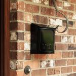 Galvanized Steel Wall Mount Post Box for Small Capacity Mailboxes Townhouse