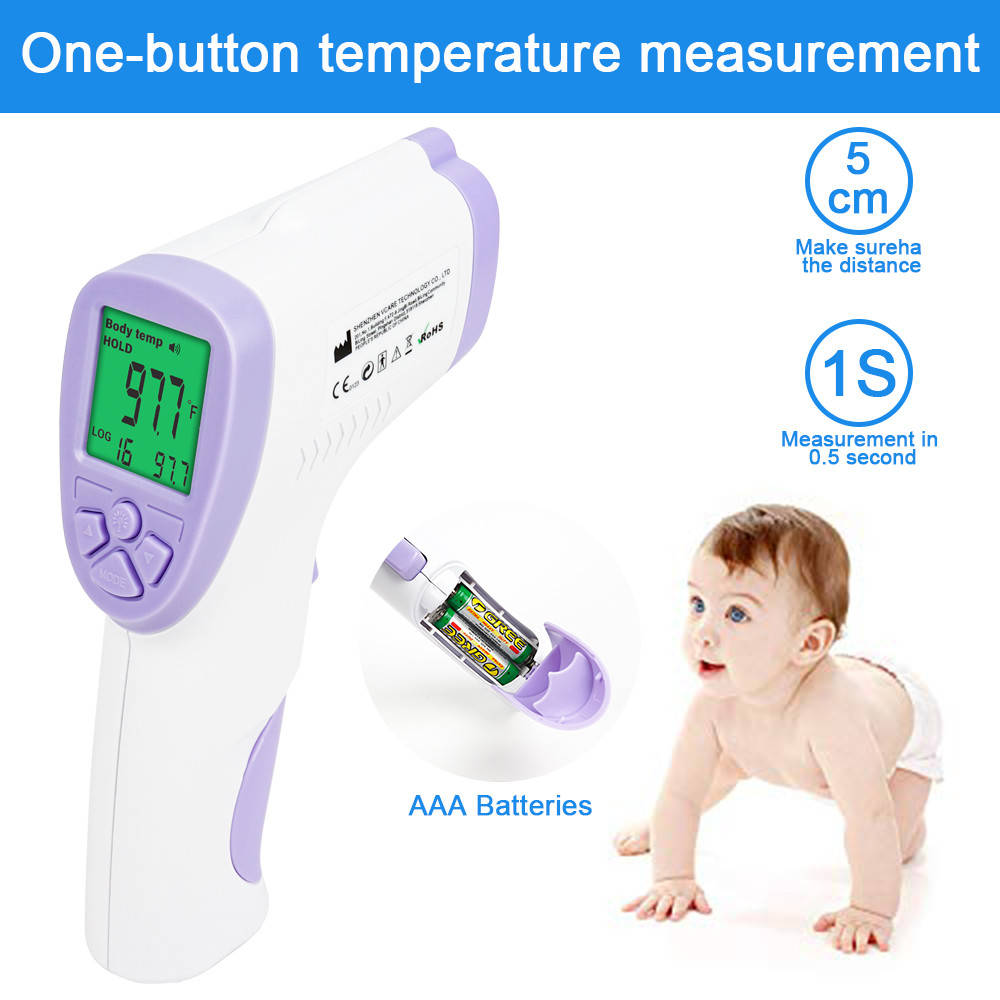 Children Adult Medical IR Non-Contact Digital Infrared Thermometer