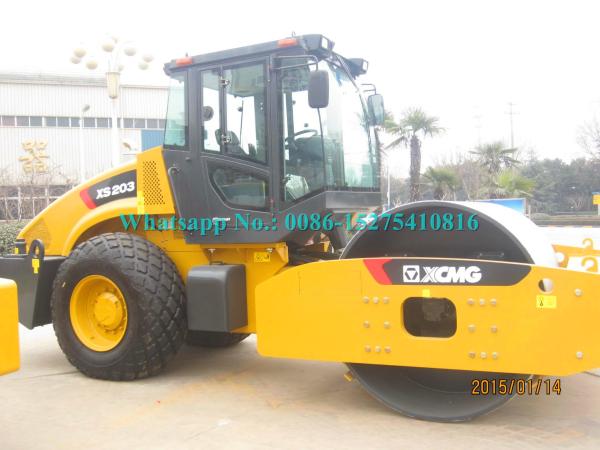 Yellow Construction Site Machines Soil Compaction Equipment XS203J/XS223J