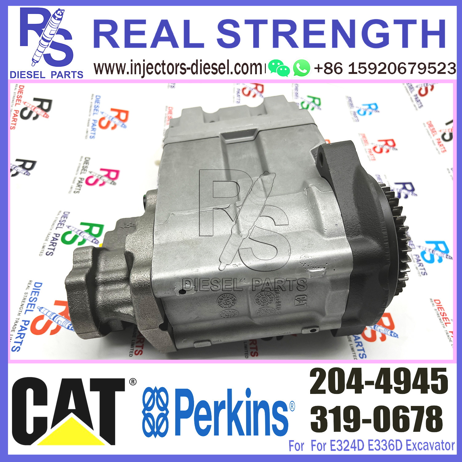 Diesel engine machinery pump 204-4945 E330C E330D C7 C9 engine diesel excavator fuel injection pump 204-4945