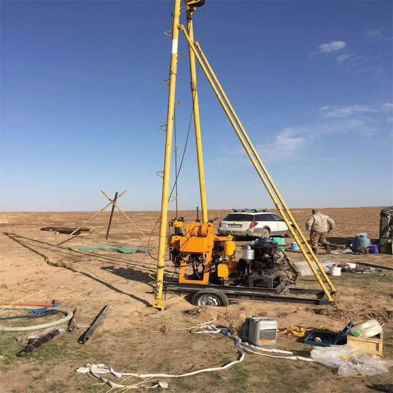 Xy-150t Portable Wheel Trailer Mounted Geotechnical Testing/Soil Investigation Core Drill Rig