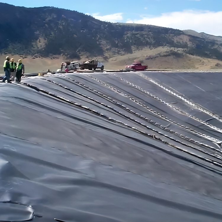 HDPE Geomembrane Fish Pond Liner 0.5mm 1mm 2mm for Modern Landfill Sites Design Style