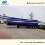 13 Tons Axle 40000 Liter Fuel Tanker Trailer With 4 Pcs Comdepartment