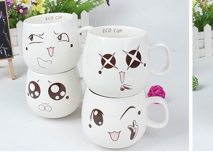 9cmx8.5cm Restaurant Stoneware Personalised Ceramic Mugs