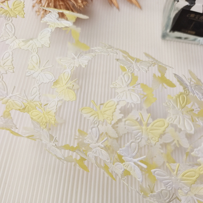2cm*25y Ultrasonic Butterfly Ribbon For Gift Packing And Garment Accessories