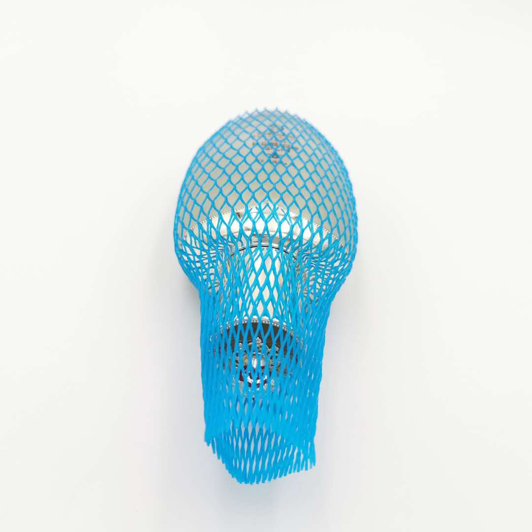 10-200mm Elastic Nylon Protective Sleeve Net for Metal Bolts in Blue Yellow and Green