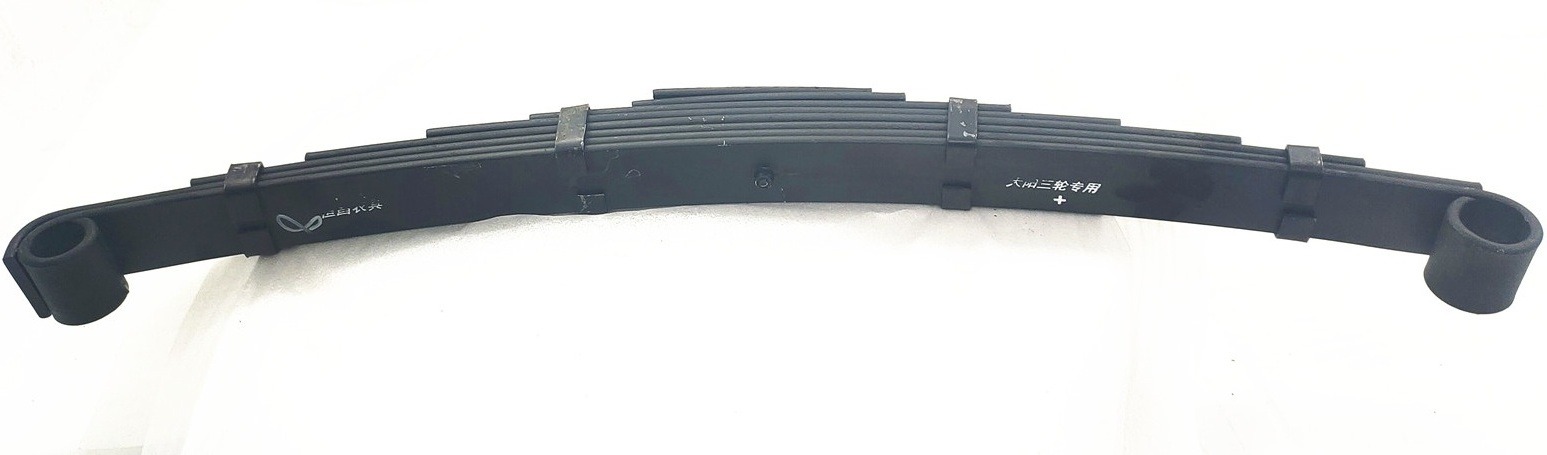 Motorcycle Body Parts 8 Pcs Rear Suspension Leaf Plate Spring Shock Absorber in Black