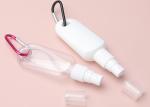 Keychain Travel Plastic Hand Sanitizer Bottles 30ml OEM ODM OBM
