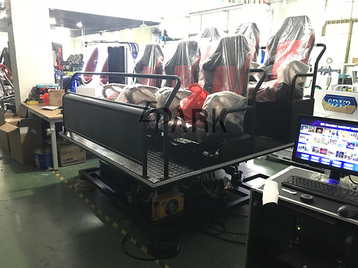 Amusement Park Motion Cinema Roller Coaster Simulator / Mini 5d Film Game Machine