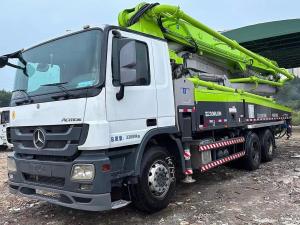 Quality Cement Transport Equipment Zoomlion Mercedes Actros 47m Diesel Used Concrete Boom Pump Truck wholesale