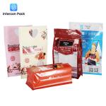Plastic Stand-Up Pouch Food Packaging Bag For Self-Sealing Biodegradable Paper