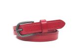 Customized Pin Buckle Women's Fashion Full Grian Leather Belts