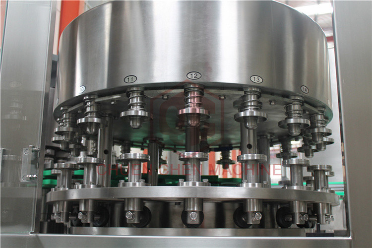 Volumetric Bottle Vial Filling Aluminum Canning Equipment With Bottle Washing