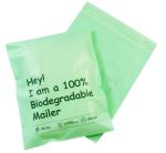 100% Biodegradable Cornstarch PLA Compostable Mailers Custom