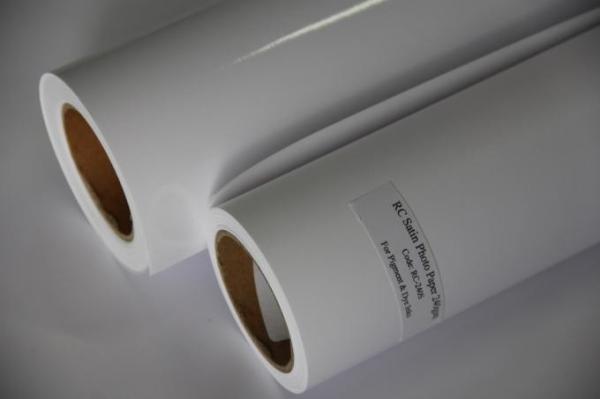 Large Format Inkjet Poster Paper Bright Whitness And Superior Anti - Curly
