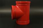 300 PSI Grooved Tee 6mm Pipe Thickness CNAS ILAC-MRA CCC certificated