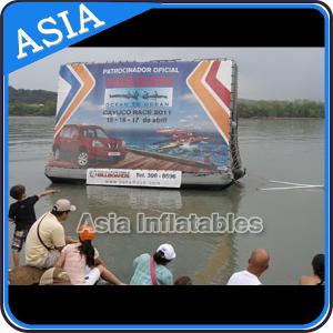 Quality Inflatable Floating Billboard , Tv Advertising Inflatables Billboard wholesale