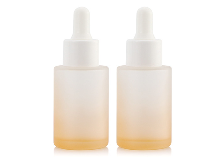 1OZ Frosted Glass Dropper Bottles For Cosmetic Packaging