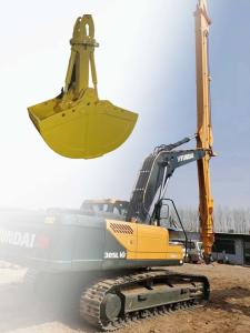 Quality Excavator Hydraulic Clamshell Bucket for telescopic dipper arm For Construction Works wholesale