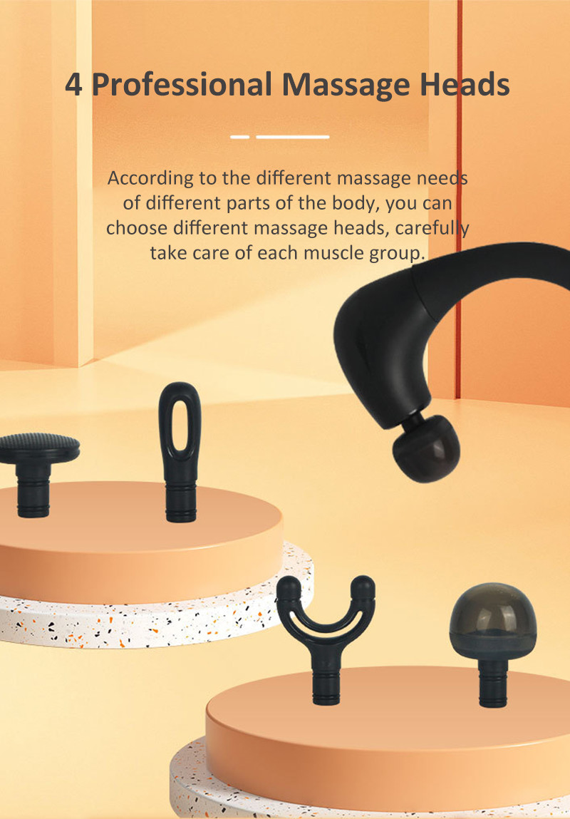 Rechargeable Massage Hammer Ergonomic Professional Handheld Massager For Physiotherapists