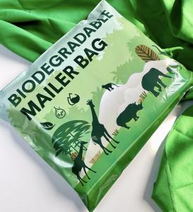 Quality PBAT PLA D2W PE Patterned Mailing Bags Photooxygen Degradation Custom Postal Bags wholesale