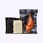 Custom Clear Black Vacuum 3 Side Seal Bags Frozen Food Sachet Vacuum Packaging