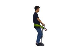 Quality Black Color Portable Patient Lifting Devices , Patient Lifts For Small Spaces Steel wholesale