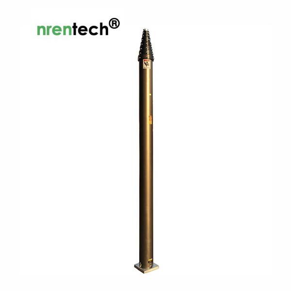15m pneumatic telescopic mast-NR-2750-15000-30 for mobile antenna mast tower