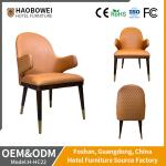 Leather Back Chair for Hotel Restaurant Furniture Dining Room Customized Adult