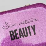 Custom Logo Makeup Pink Zipper Packaging Bag For Cosmetic