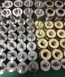 Quality TiN Coating Cosmetic Injection Moulding , Custom Mold Components Gold Natural Color wholesale