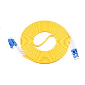 Quality SM 3.0mm Ceramic Ferrule Optic Fiber Patch Cable With DLC-DLC Connectors wholesale