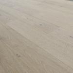 Popular Brushed White Washed UV Lac Oak Engineered Wood Flooring, Thickness 15